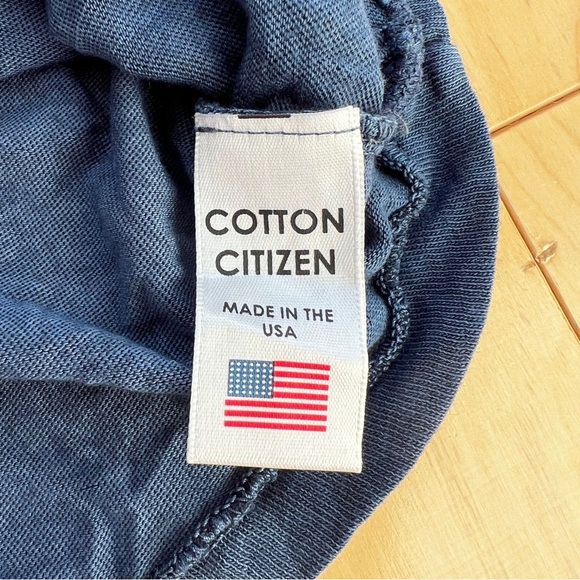COTTON CITIZEN Standard Tank Vintage Deep Blue Size Medium - Picture 5 of 7